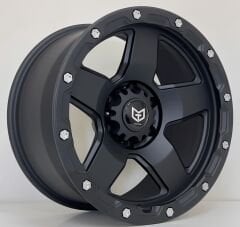 Megatork 3809 6x139.7 9.5X18 ET(-10) 110 Mat Siyah Off Road 18 Jant Takım