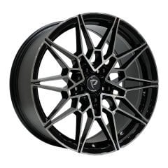 Powcan BKY-1027 5x112 Ön 8.0x19 ET25 Arka 9.0x19 ET37 66.56 Black Machined XL 19 Jant Takım