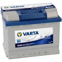 Varta Blue Dynamic D43 12 Volt 60 Amper Akü Ters Kutup