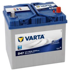 Varta D47 Blue Dynamic Serisi 12 Volt 60 Amper Akü (Tırnaksız)